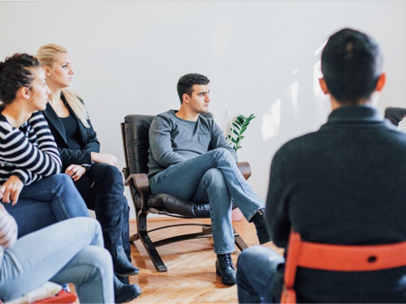 students sitting in a group