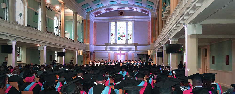 Convocation ceremony at St Patrick's college