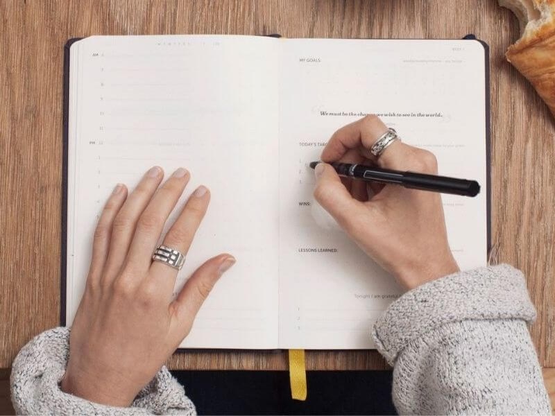 Student filling the details